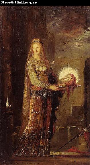 Gustave Moreau Salome Carrying the Head of John the Baptist on a Platter